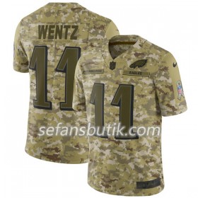 Philadelphia Eagles Tröjor WENTZ 11 Nike Salute to Service - Herr